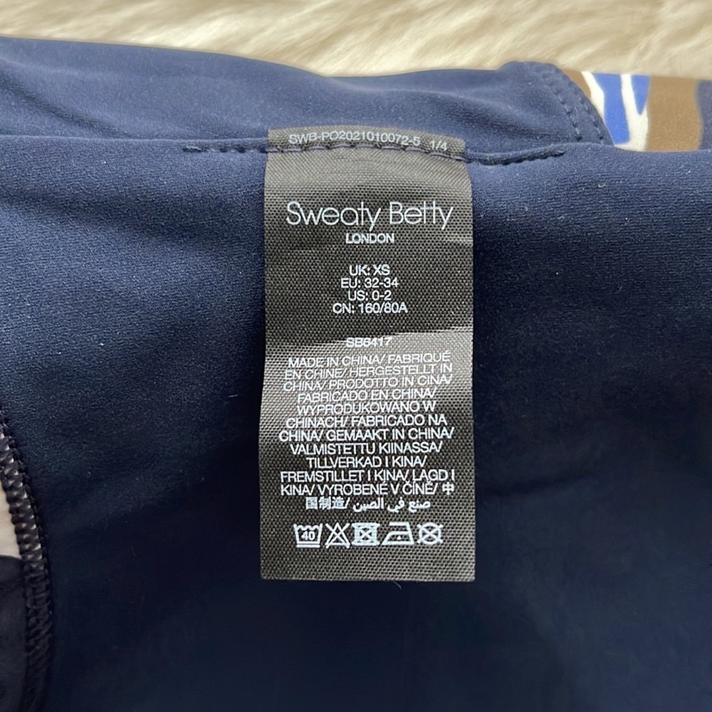 Sweaty Betty Power Frame Workout Vest Sz XS - Picture 8 of 9